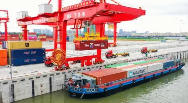 荆门下沙港开港，以表内贸海运集装箱业务为主